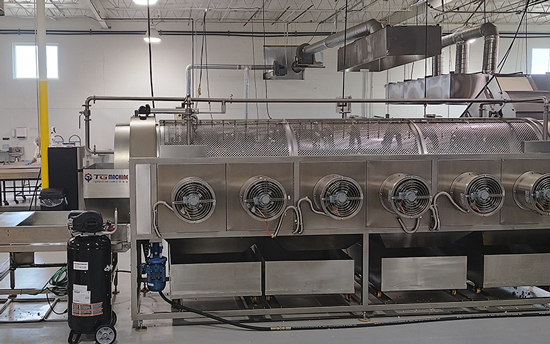 خط إنتاج فشار البوب كورن في الولايات المتحدة