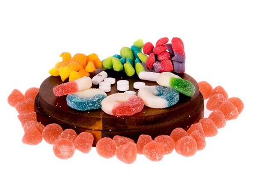 نماذج من منتجات خط إنتاج حلوى الجيلي الذي تصنعه شركتنا