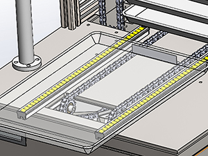نظام تغذية الصواني الآلي